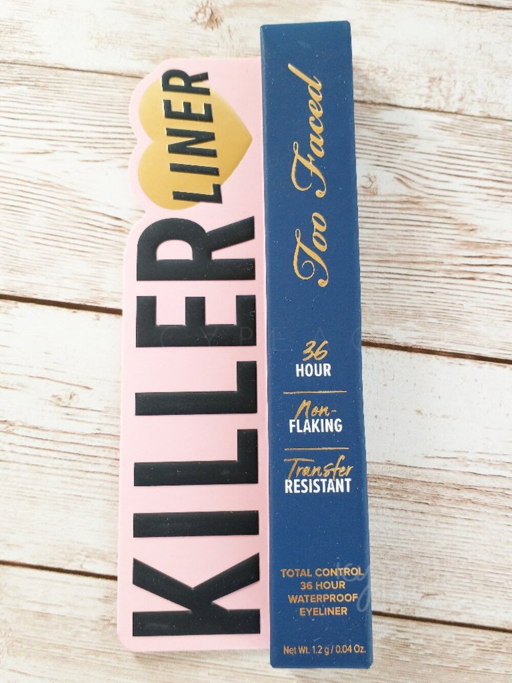 Too Faced Killer Liner 36HR Eyeliner Killer Sapphire New Waterproof Gel Pencil
